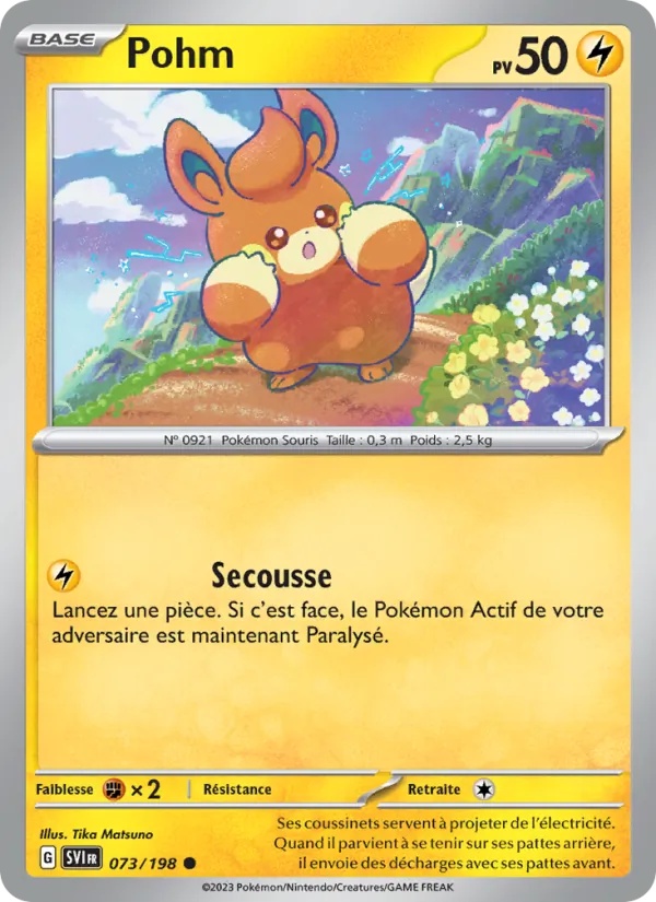 Pohm 073/198 - Écarlate et Violet - Pokémon JCC