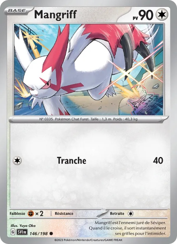 Mangriff 146/198 - Écarlate et Violet - Pokémon JCC