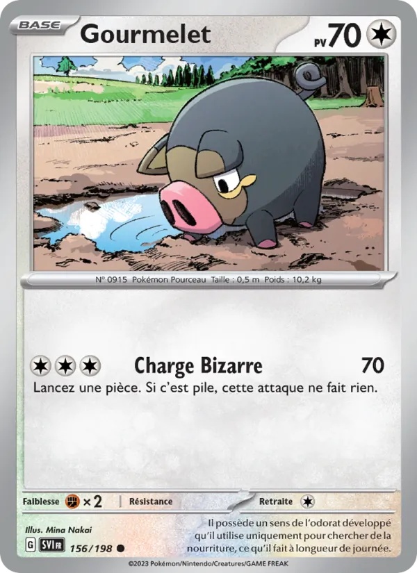 Gourmelet 156/198 - Écarlate et Violet - Pokémon JCC