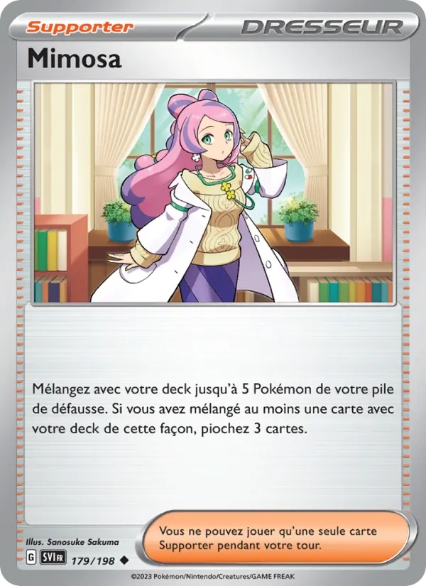 Mimosa 179/198 - Écarlate et Violet - Pokémon JCC