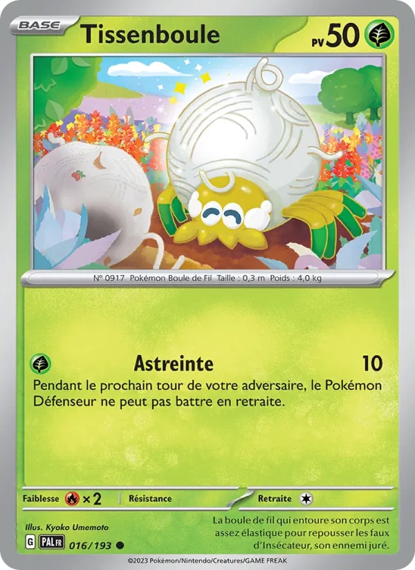 Tissenboule 016/193 - Évolutions à Paldea - Pokémon JCC