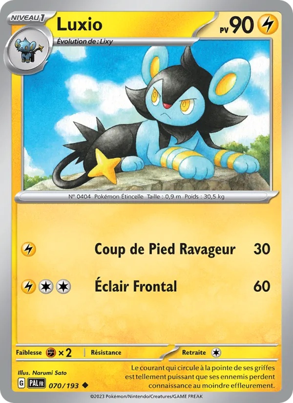 Luxio 070/193 - Évolutions à Paldea - Pokémon JCC