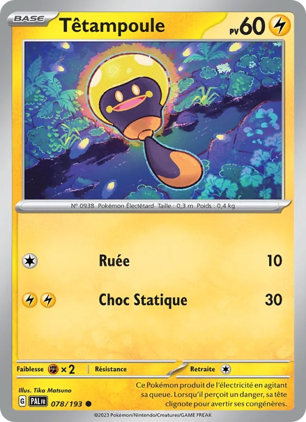 Têtampoule 078/193 - Évolutions à Paldea - Pokémon JCC