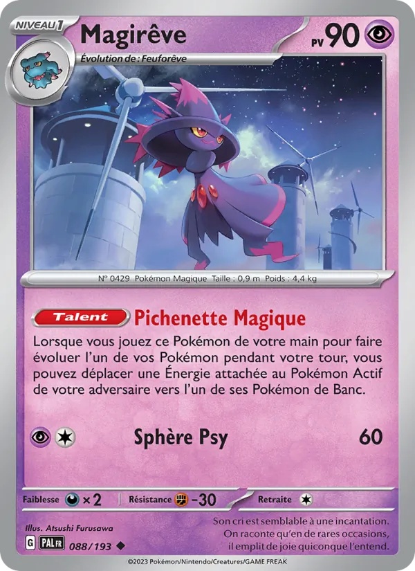 Magirêve 088/193 - Évolutions à Paldea - Pokémon JCC