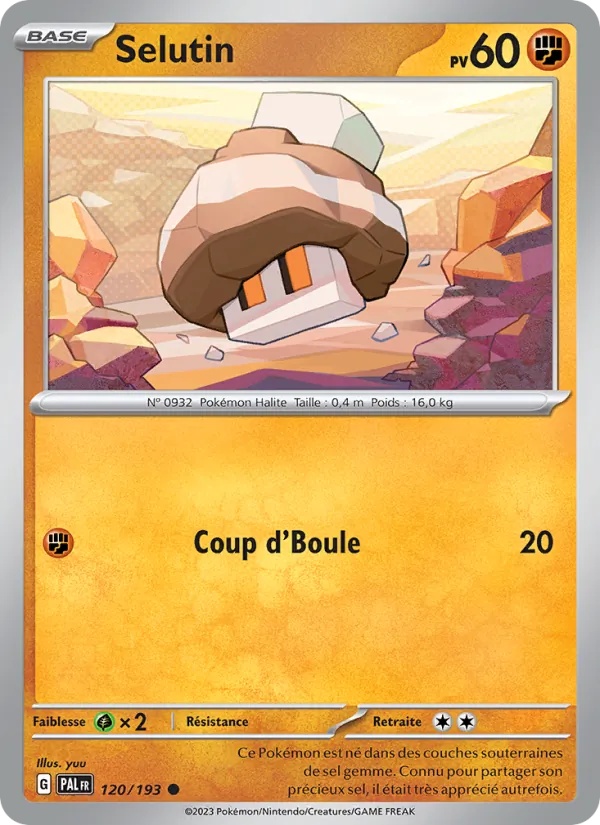 Selutin 120/193 - Évolutions à Paldea - Pokémon JCC
