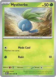 Mystherbe 001/197 - Flammes Obsidiennes - Pokémon JCC