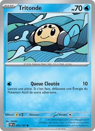 Tritonde 050/197 - Flammes Obsidiennes - Pokémon JCC