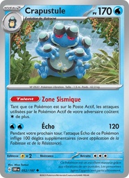 Crapustule 052/197 - Flammes Obsidiennes - Pokémon JCC