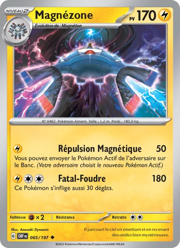 Magnézone 065/197 - Flammes Obsidiennes - Pokémon JCC