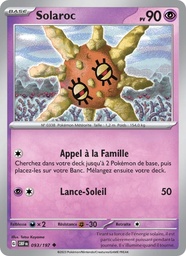 Solaroc 093/197 - Flammes Obsidiennes - Pokémon JCC