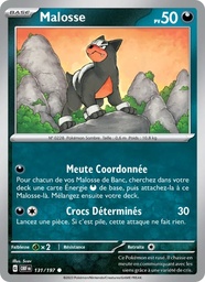 Malosse 131/197 - Flammes Obsidiennes - Pokémon JCC