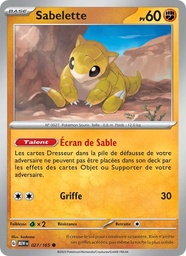 Sabelette 027/165 - 151 - Pokémon JCC