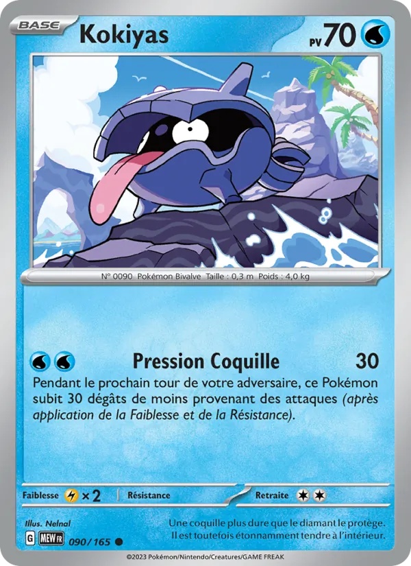 Kokiyas 090/165 - 151 - Pokémon JCC