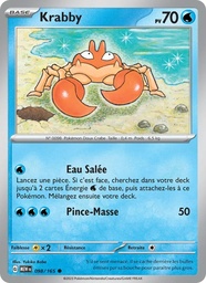 Krabby 098/165 - 151 - Pokémon JCC
