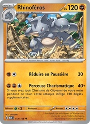Rhinoféros 112/165 - 151 - Pokémon JCC