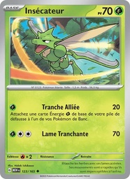 Insécateur 123/165 - 151 - Pokémon JCC