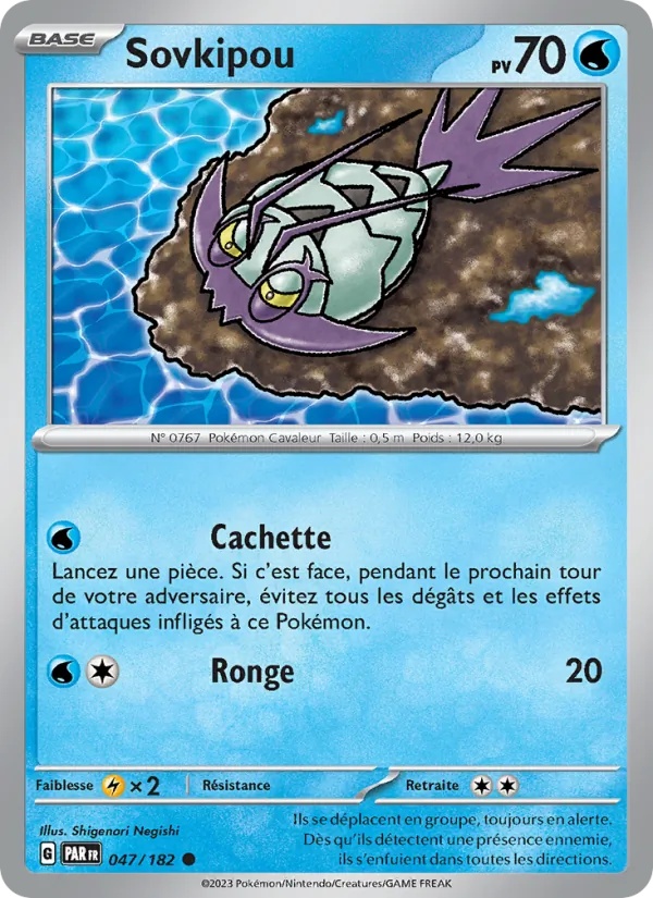 Sovkipou 047/182 - Faille Paradoxe - Pokémon JCC