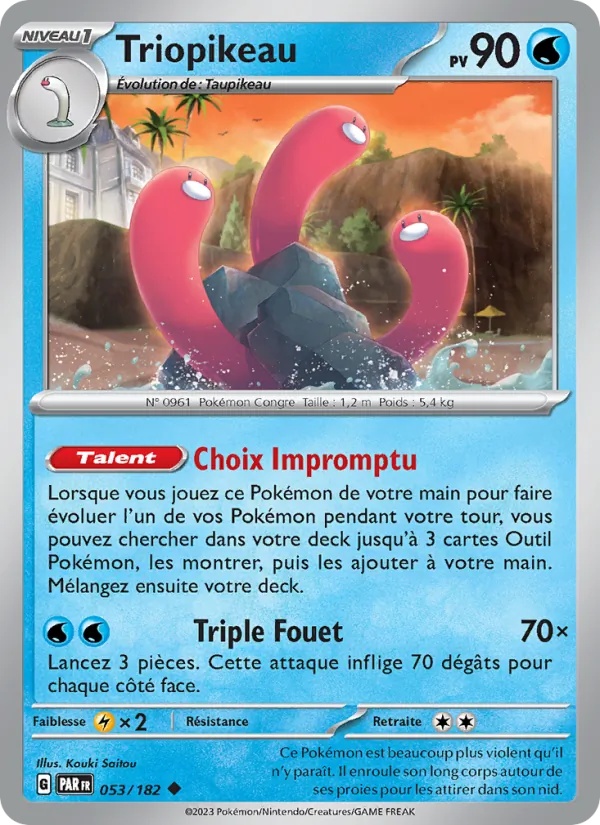 Triopikeau 053/182 - Faille Paradoxe - Pokémon JCC