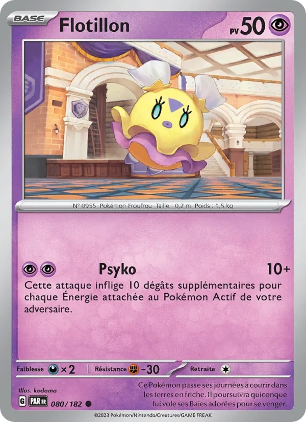 Flotillon 080/182 - Faille Paradoxe - Pokémon JCC