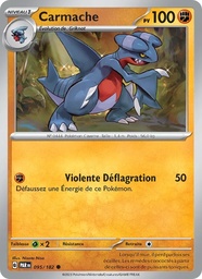 Carmache 095/182 - Faille Paradoxe - Pokémon JCC