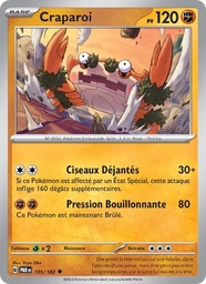 Craparoi 105/182 - Faille Paradoxe - Pokémon JCC