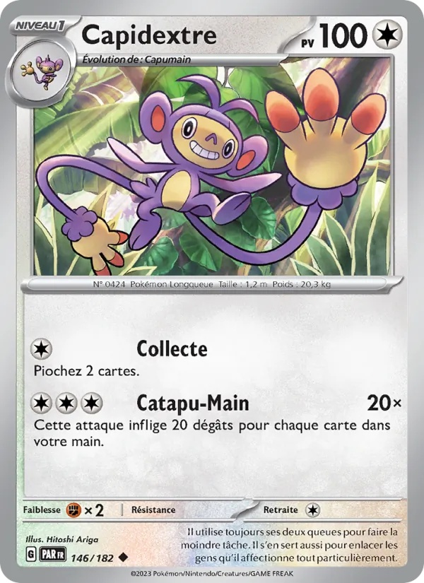 Capidextre 146/182 - Faille Paradoxe - Pokémon JCC