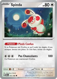 Spinda 151/182 - Faille Paradoxe - Pokémon JCC