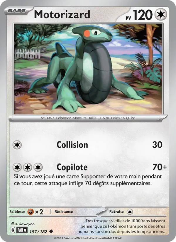 Motorizard 157/182 - Faille Paradoxe - Pokémon JCC