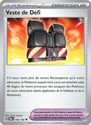 Veste de Défi 162/182 - Faille Paradoxe - Pokémon JCC