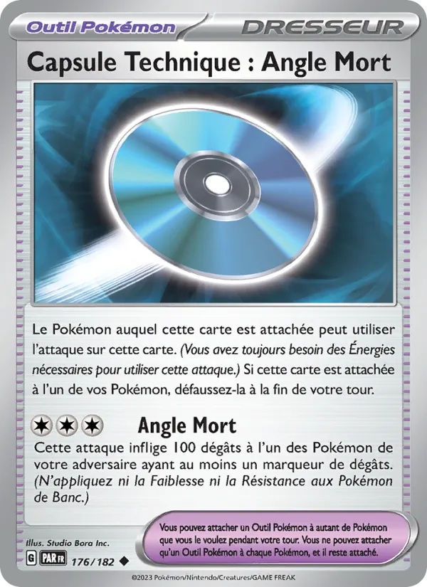 Capsule Technique : Angle Mort 176/182 - Faille Paradoxe - Pokémon JCC