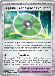 Capsule Technique : Évolution 178/182 - Faille Paradoxe - Pokémon JCC