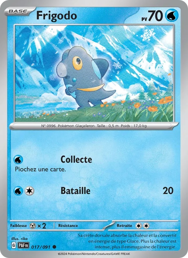 Frigodo 017/91 - Destinées de Paldea - Pokémon JCC