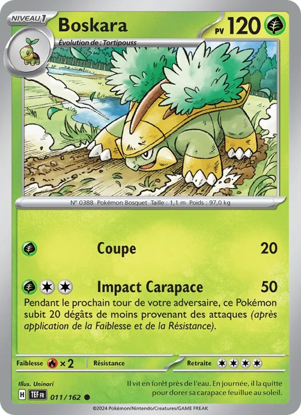 Boskara 011/162 - Forces Temporelles - Pokémon JCC