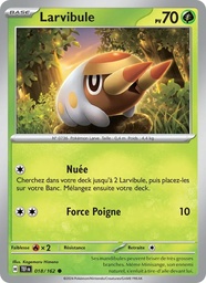 Larvibule 018/162 - Forces Temporelles - Pokémon JCC
