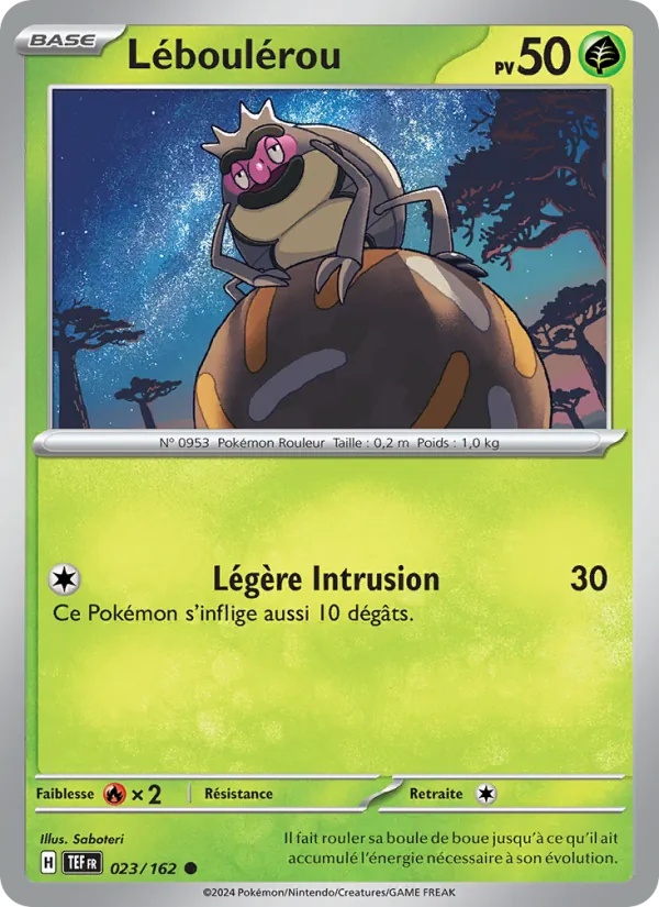 Léboulérou 023/162 - Forces Temporelles - Pokémon JCC