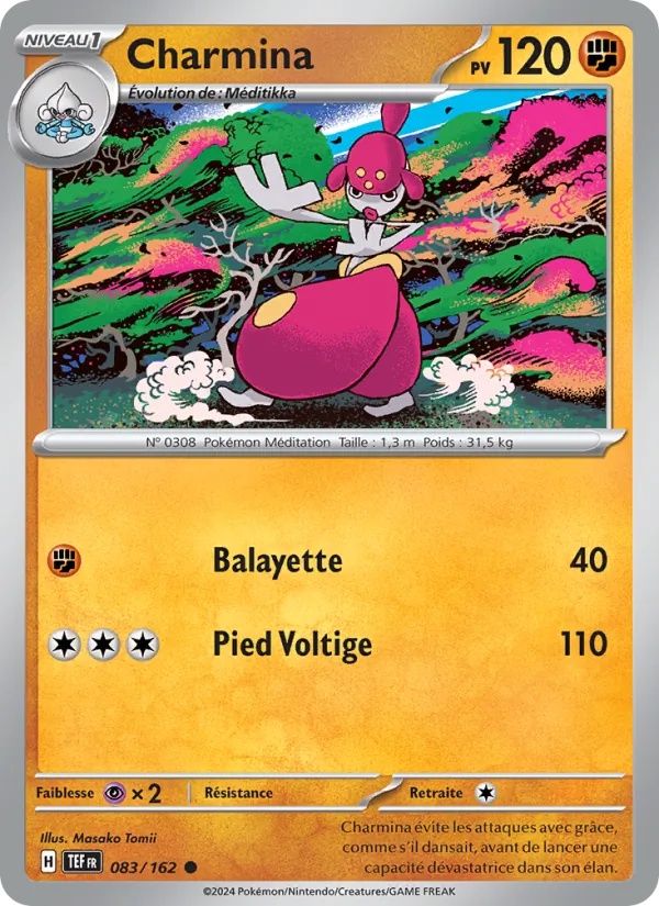 Charmina 083/162 - Forces Temporelles - Pokémon JCC