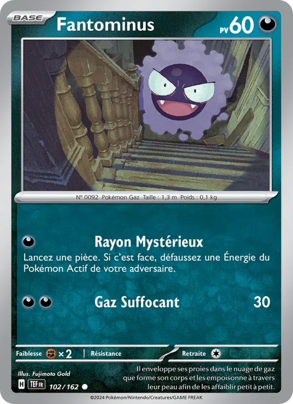 Fantominus 102/162 - Forces Temporelles - Pokémon JCC