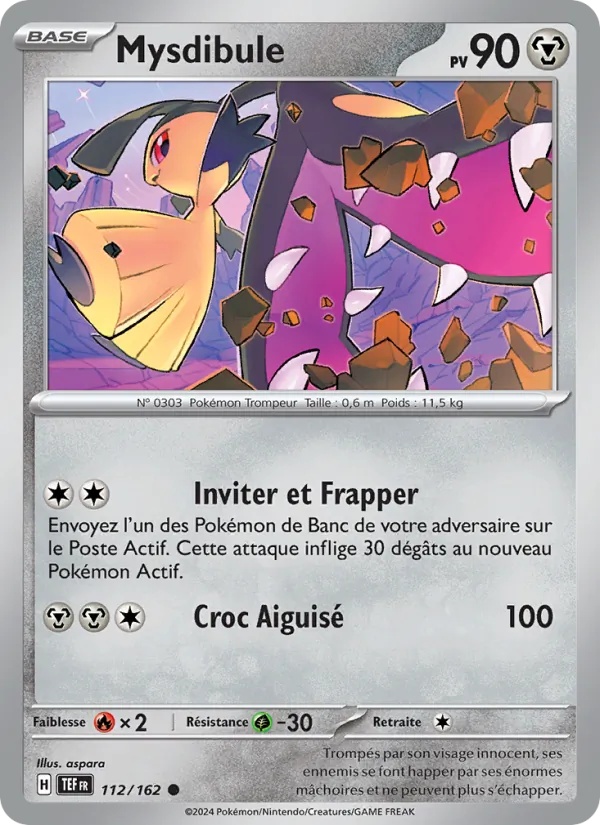 Mysdibule 112/162 - Forces Temporelles - Pokémon JCC