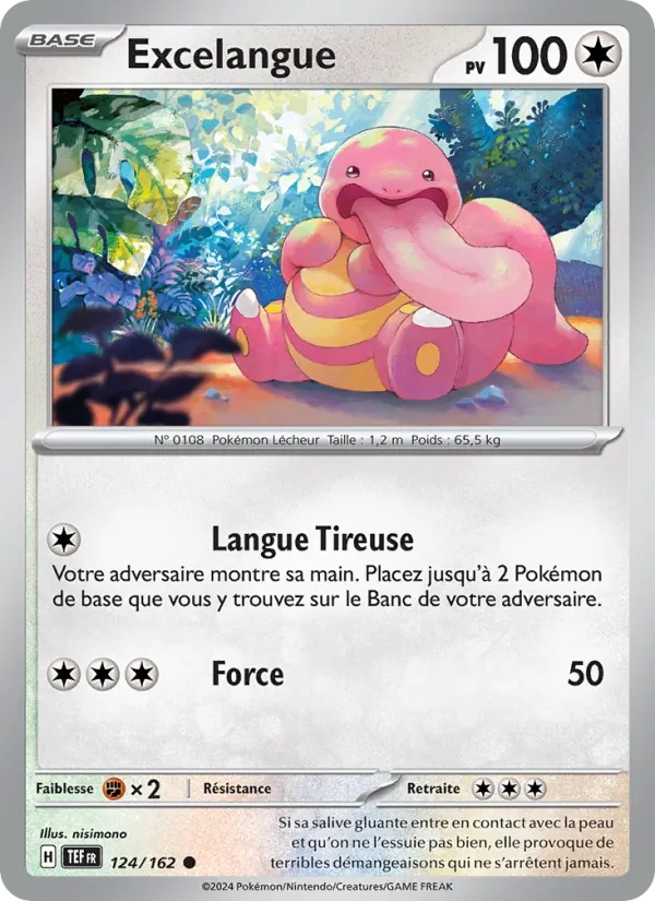 Excelangue 124/162 - Forces Temporelles - Pokémon JCC