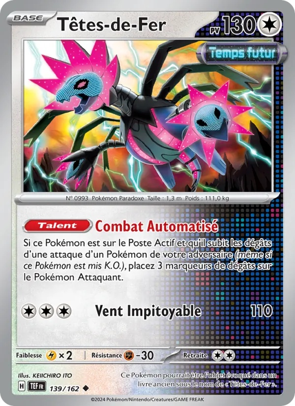 Têtes-de-Fer 139/162 - Forces Temporelles - Pokémon JCC
