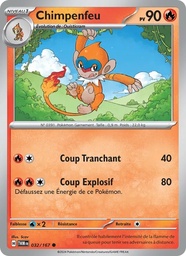Chimpenfeu 032/167 - Mascarade Crépusculaire - Pokémon JCC