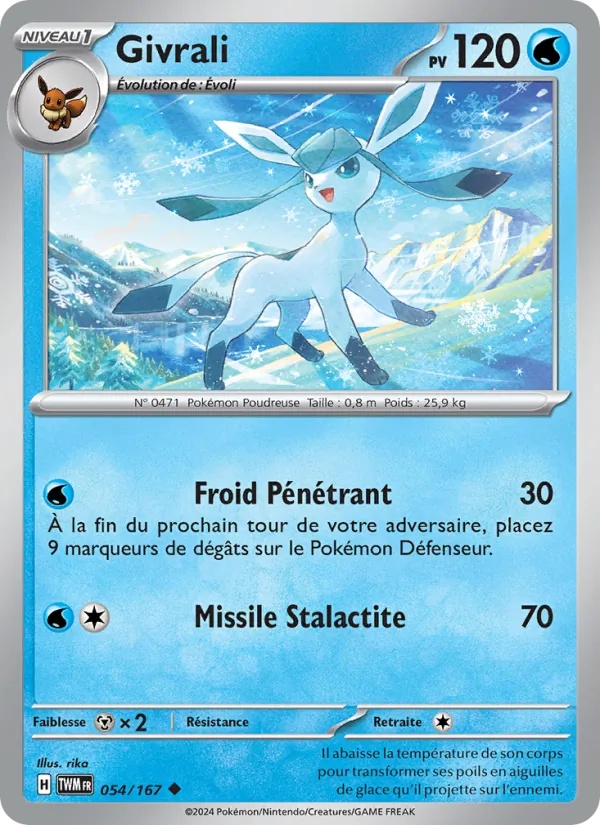 Givrali 054/167 - Mascarade Crépusculaire - Pokémon JCC