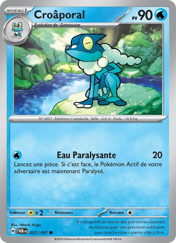 Croâporal 057/167 - Mascarade Crépusculaire - Pokémon JCC