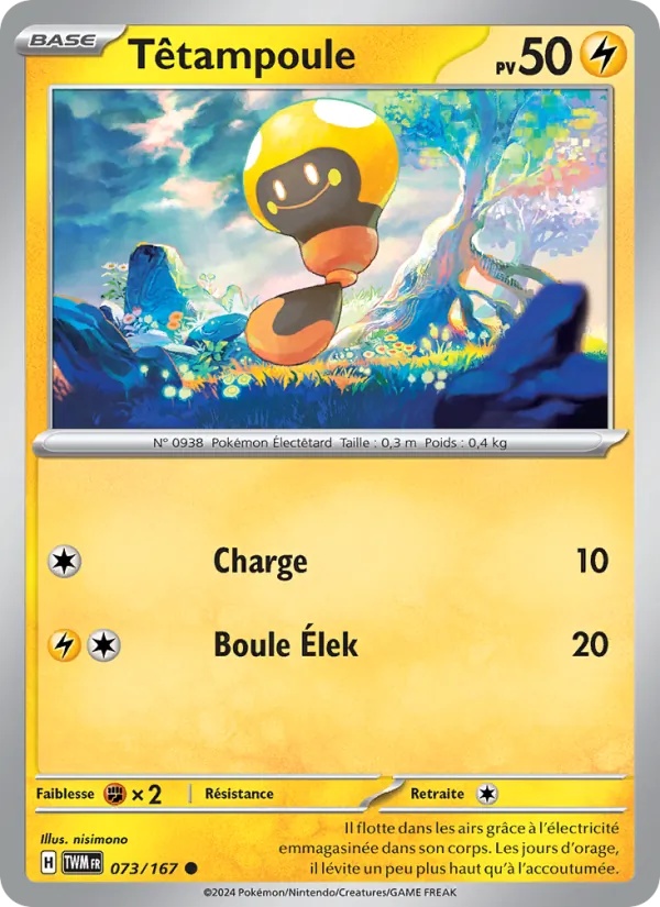 Têtampoule 073/167 - Mascarade Crépusculaire - Pokémon JCC