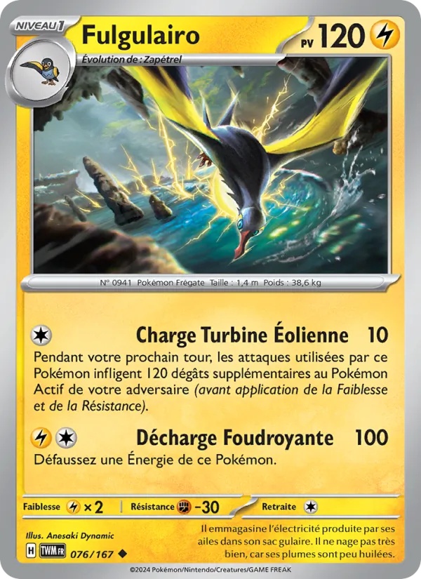 Fulgulairo 076/167 - Mascarade Crépusculaire - Pokémon JCC