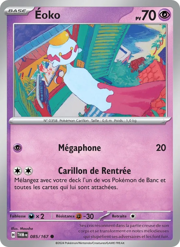 Éoko 085/167 - Mascarade Crépusculaire - Pokémon JCC