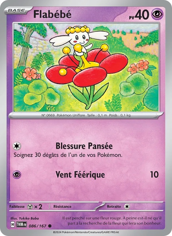 Flabébé 086/167 - Mascarade Crépusculaire - Pokémon JCC
