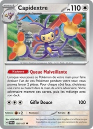 Capidextre 138/167 - Mascarade Crépusculaire - Pokémon JCC
