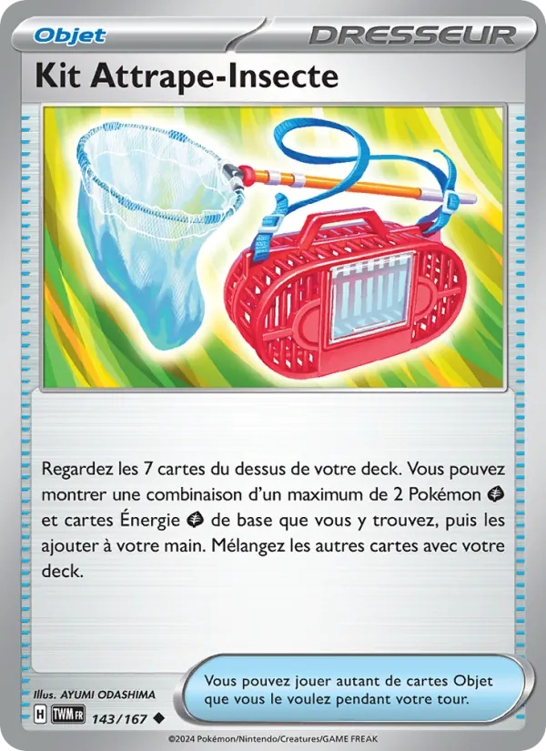 Kit Attrape-Insecte 143/167 - Mascarade Crépusculaire - Pokémon JCC