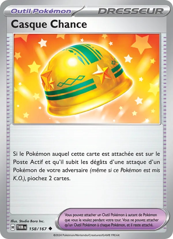 Casque Chance 158/167 - Mascarade Crépusculaire - Pokémon JCC